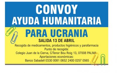CONVOY AYUDA HUMANITARIA PARA UCRANIA organizado por el Colegio Juan de la Cierva